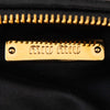 Miu Miu Black Matelasse Nappa Leather Clutch Bag