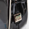 Miu Miu Black Patent Leather  Tote Bag