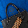 Moreau Paris Black Leather Tote Bag