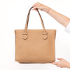 Moreau Paris Vincennes Tan Leather Tote Bag