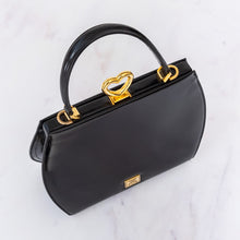  Moschino Black Leather Bag