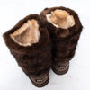 Mou Brown Fur Boots