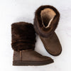 Mou Brown Fur Boots