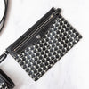 Moynat Paris M Monogram  Black And White Canvas Shoulder Bag GM