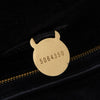 Mulberry Bayswater Black Moc Croc Embossed Leather Bag