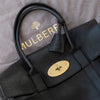 Mulberry Bayswater Black Small Grain Leather Bag
