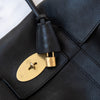 Mulberry Bayswater Black Small Grain Leather Bag