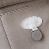 Mulberry Bayswater Buckle Woven Leather Jungle Green And Cream Bag