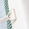 Mulberry Bayswater Buckle Woven Leather Jungle Green And Cream Bag