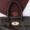Mulberry Bayswater Chocolate Brown Soft Grain Leather Bag