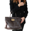 Mulberry Bayswater Chocolate Brown Soft Grain Leather Bag