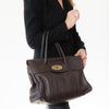 Mulberry Bayswater Chocolate Brown Soft Grain Leather Bag