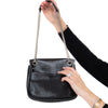 Mulberry Black Patent Leather Shoulder  Bag