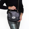 Mulberry Black Patent Leather Shoulder  Bag