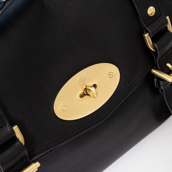 Mulberry Alexa Black Leather Bag