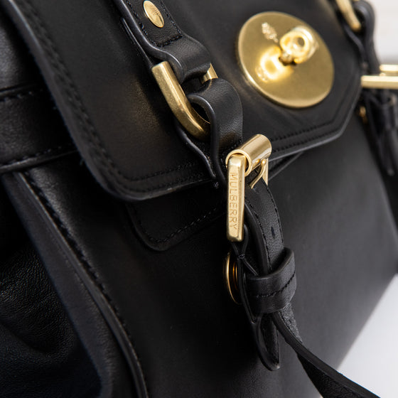 Mulberry Alexa Black Leather Bag