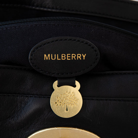 Mulberry Alexa Black Leather Bag