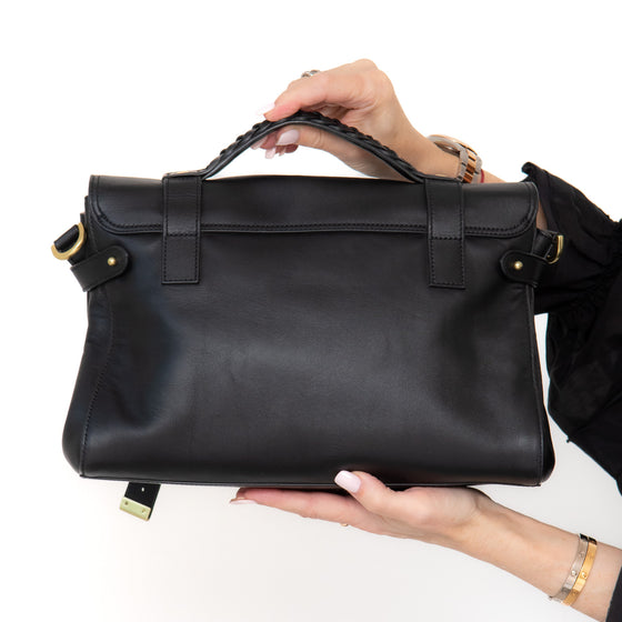 Mulberry Alexa Black Leather Bag