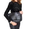 Mulberry Oversized Maggie Black Leather Clutch Bag