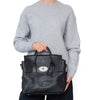 Mulberry Black Leather Cara Delevingne Convertible Backpack