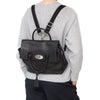 Mulberry Black Leather Cara Delevingne Convertible Backpack