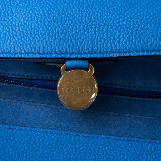Mulberry Porcelain Blue Medium Lily Leather Bag
