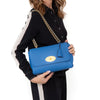 Mulberry Porcelain Blue Medium Lily Leather Bag