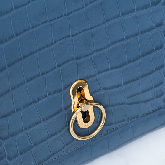 Mulberry Large Amberley Top Handle Leather Bag