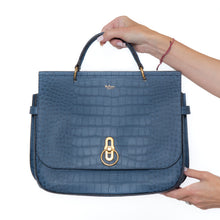  Mulberry Large Amberley Top Handle Leather Bag