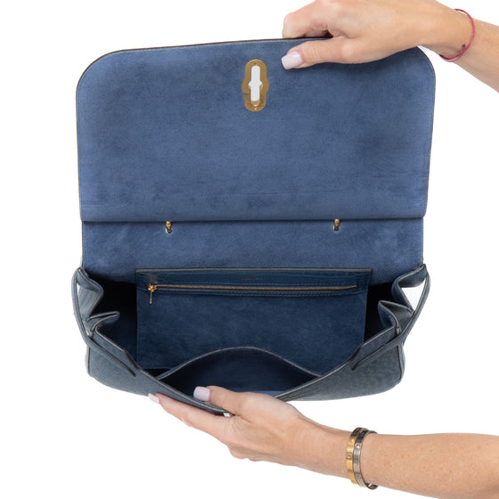 Mulberry Large Amberley Top Handle Leather Bag