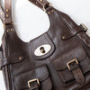 Mulberry Annie Brown Leather Shoulder Bag