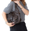 Mulberry Annie Brown Leather Shoulder Bag