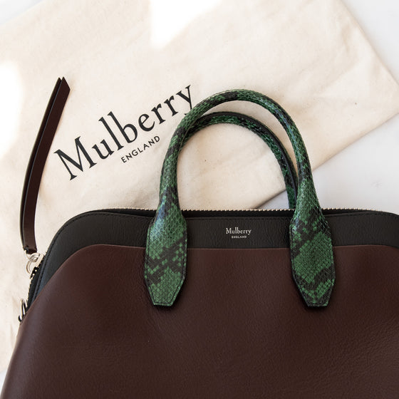 Mulberry Colville Oxblood  Leather Bag