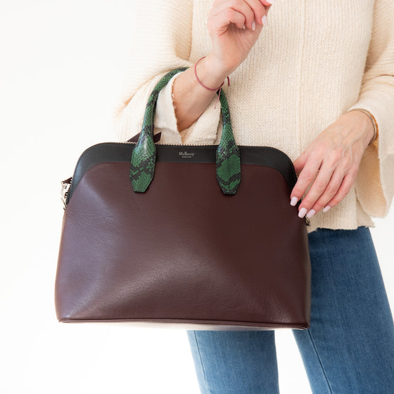 Mulberry Colville Oxblood  Leather Bag