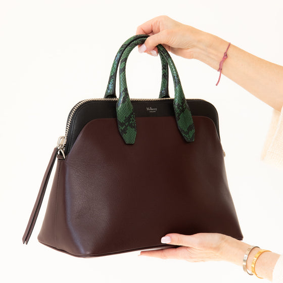 Mulberry Colville Oxblood  Leather Bag
