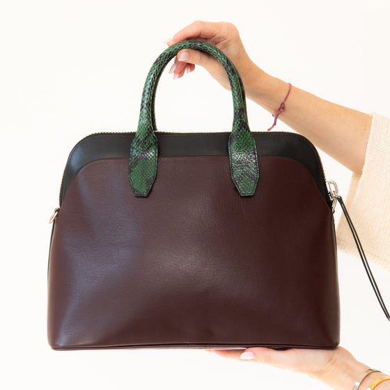 Mulberry Colville Oxblood  Leather Bag