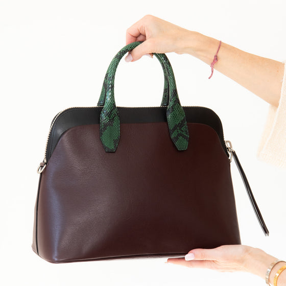 Mulberry Colville Oxblood  Leather Bag
