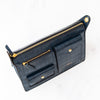 Mulberry Cherwell Teal Blue Embossed Patent Leather Bag