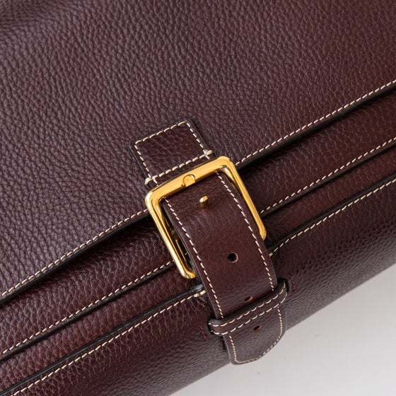 Mulberry Oxblood Chiltern Satchel Bag