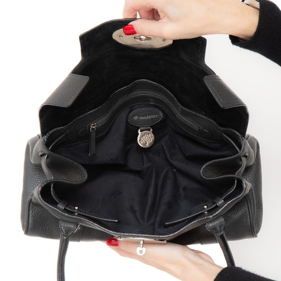 Mulberry Bayswater East West Seal Grey Leather Bag