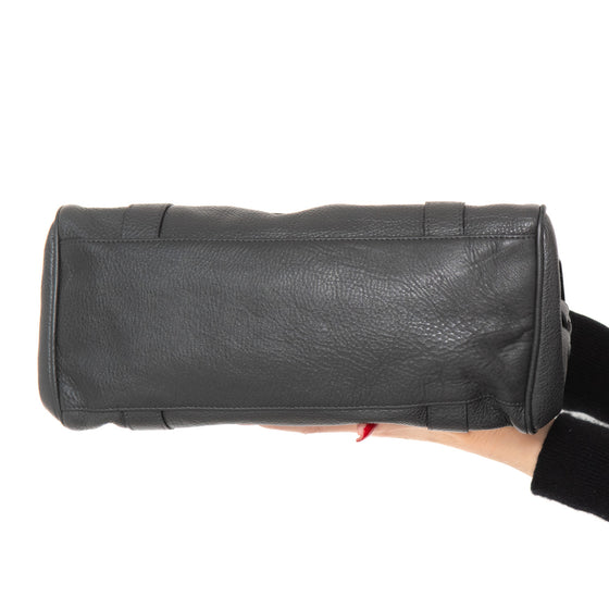 Mulberry Bayswater East West Seal Grey Leather Bag