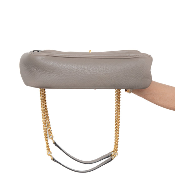 Mulberry Darley Grey Leather Shoulder  Bag