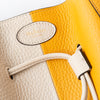 Mulberry Millie Deep Amber Black Chalk Grain Leather Tote Bag