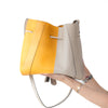 Mulberry Millie Deep Amber Black Chalk Grain Leather Tote Bag