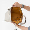 Mulberry Millie Deep Amber Black Chalk Grain Leather Tote Bag