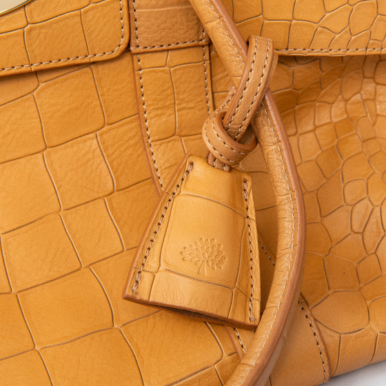 Mulberry Gold Mock Croc Bayswater Heritage Tote Bag