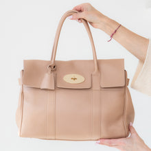  Mulberry Beige Leather Bayswater Bag