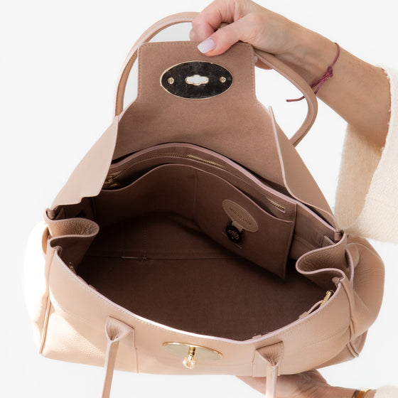 Mulberry Beige Leather Bayswater Bag