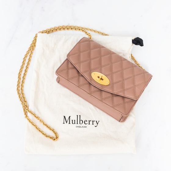 Mulberry Darley  Blush Leather Crossbody Bag