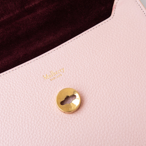 Mulberry Harlow Small Classic Grain Pink Leather Bag